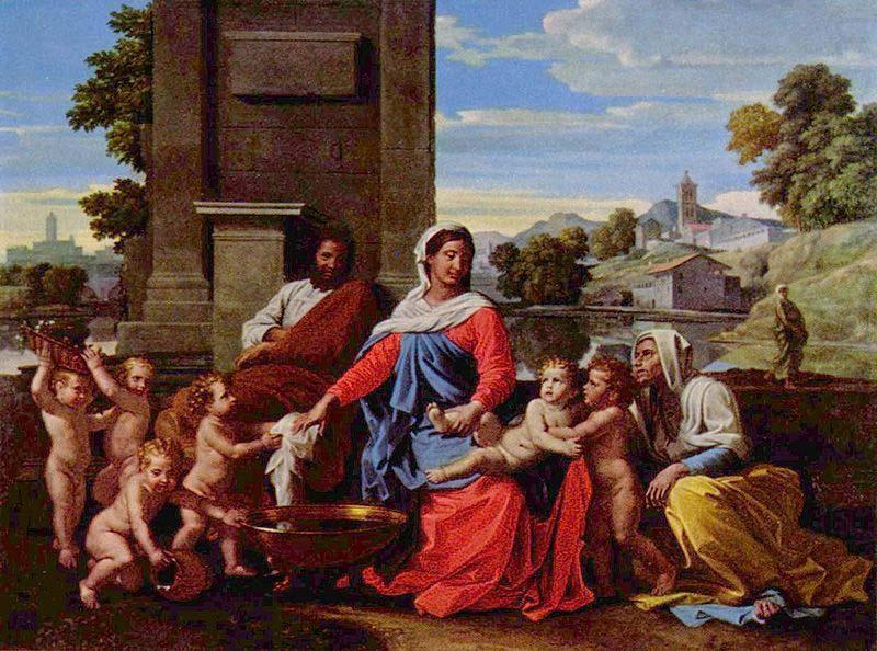 Heilige Familie, Nicolas Poussin